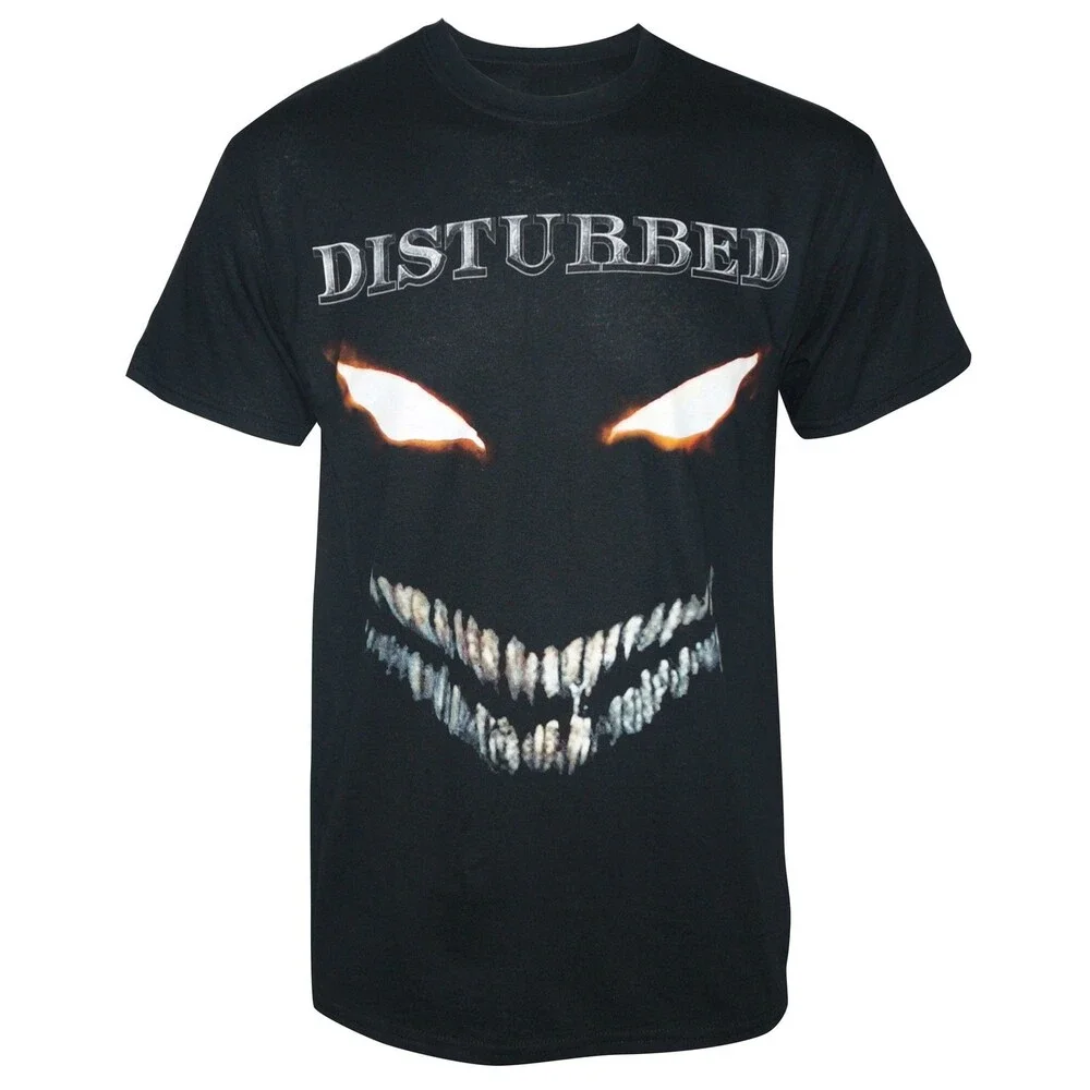 Disturbed Men's Scary Face Full Color T-Shirt Black S